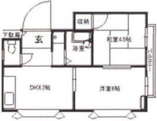 エクセレンス三ツ木の物件間取画像